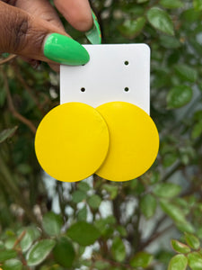 Button Earrings