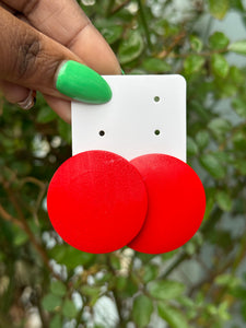 Button Earrings